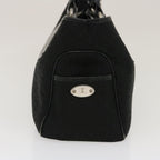 CELINE C Macadam Canvas Tote Bag Buggy Bag Black  fm1376