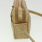 CELINE C Macadam Canvas Shoulder Bag Beige  fm1641