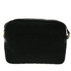 CELINE C Macadam Canvas Shoulder Bag Black  fm2217