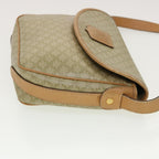 CELINE Macadam Canvas Shoulder Bag Beige  fm2348