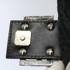 FENDI Zucchino Canvas Mamma Baguette Shoulder Bag Grayfm2754