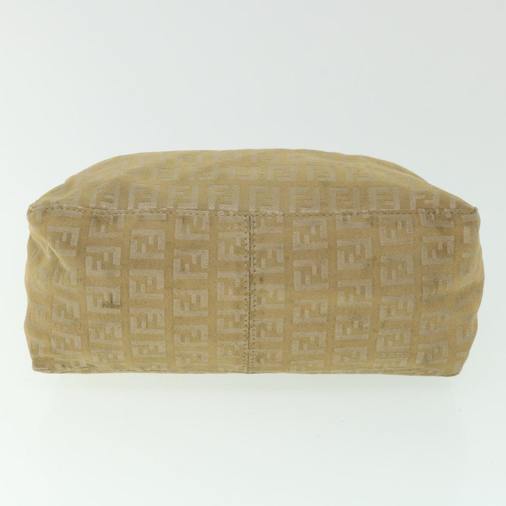 FENDI Zucchino Canvas Pouch Beigefm2756