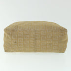 FENDI Zucchino Canvas Pouch Beigefm2756