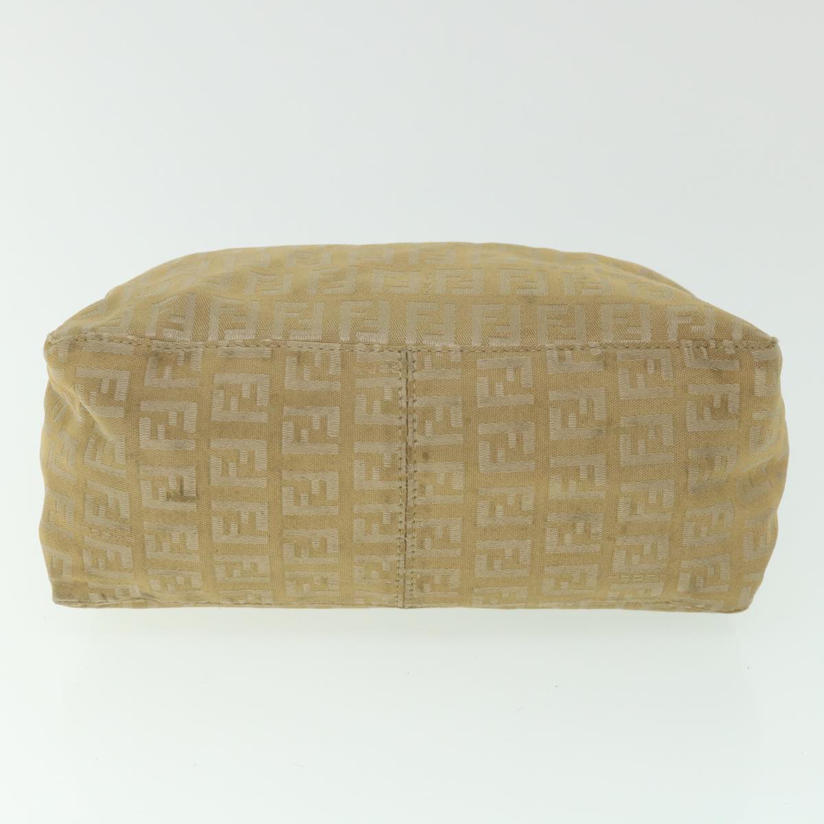 FENDI Zucchino Canvas Pouch Beigefm2756