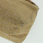 FENDI Zucchino Canvas Pouch Beigefm2756