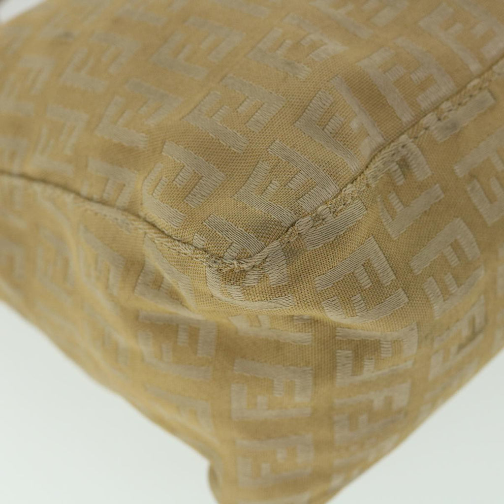 FENDI Zucchino Canvas Pouch Beigefm2756