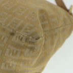 FENDI Zucchino Canvas Pouch Beigefm2756