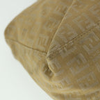 FENDI Zucchino Canvas Pouch Beigefm2756