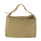 FENDI Zucchino Canvas Pouch Beigefm2756