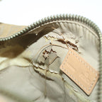 FENDI Zucchino Canvas Pouch Beigefm2756