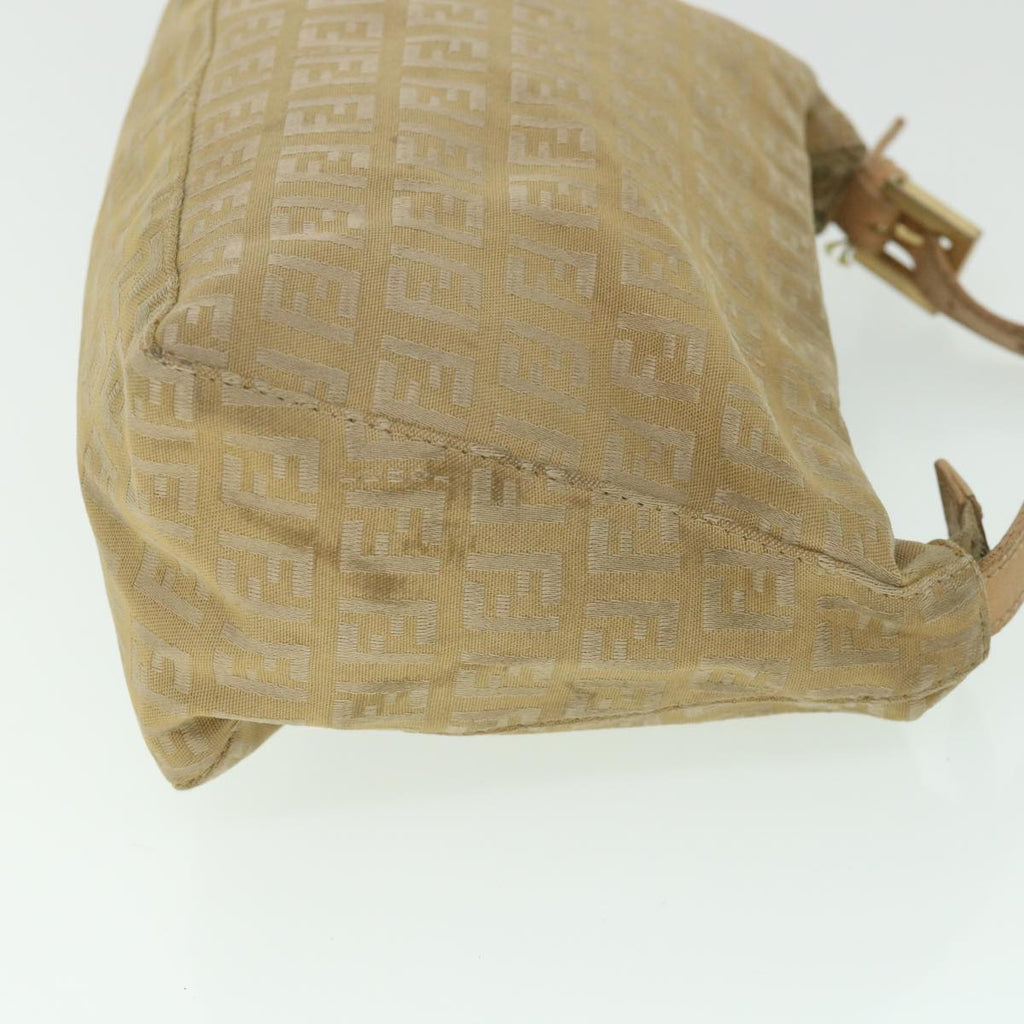 FENDI Zucchino Canvas Pouch Beigefm2756