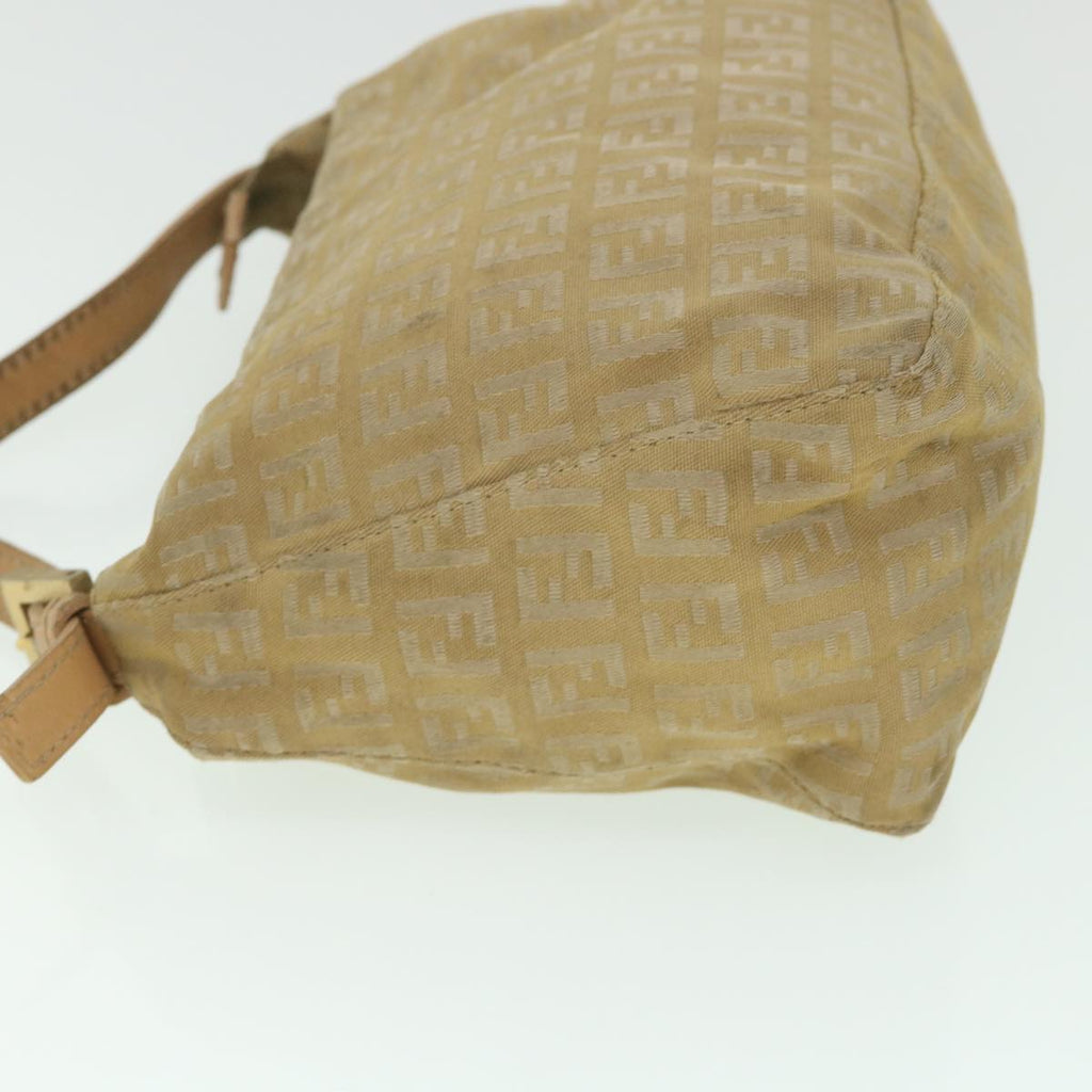 FENDI Zucchino Canvas Pouch Beigefm2756