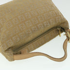 FENDI Zucchino Canvas Pouch Beigefm2756