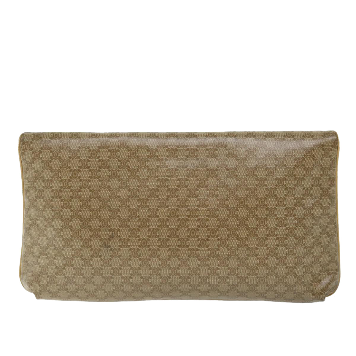CELINE Macadam Canvas Clutch Bag Beige  fm2889