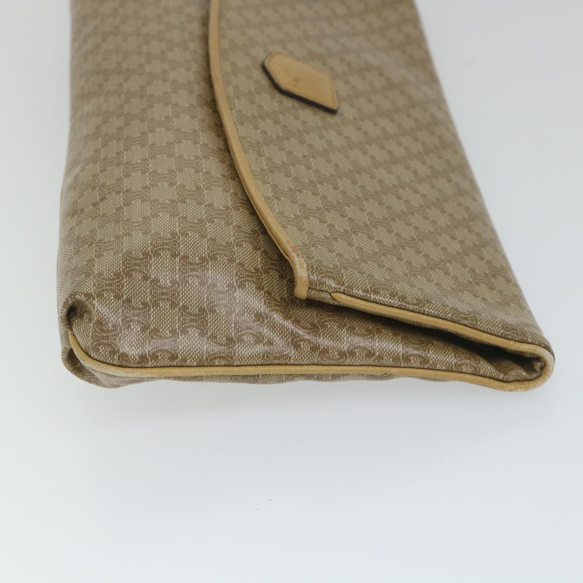CELINE Macadam Canvas Clutch Bag Beige  fm2889