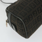 FENDI Zucchino Canvas Hand Bag Blackfm2914