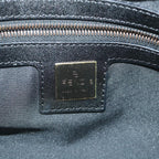 FENDI Zucchino Canvas Hand Bag Blackfm2914