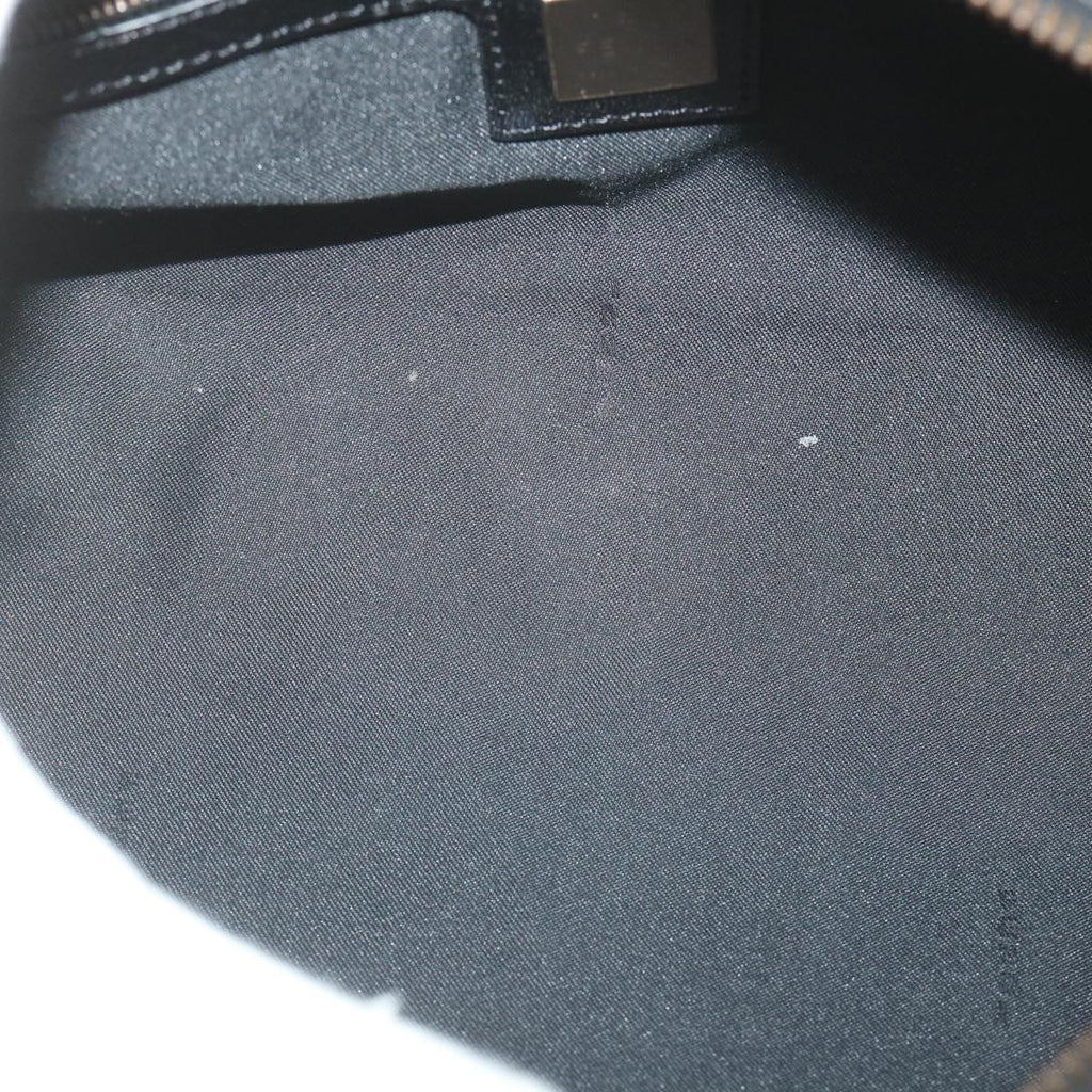 FENDI Zucchino Canvas Hand Bag Blackfm2914