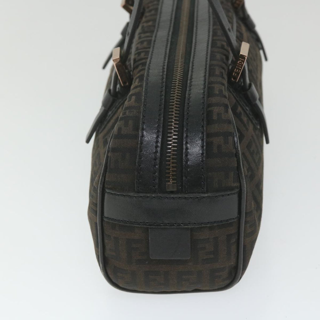 FENDI Zucchino Canvas Hand Bag Blackfm2914