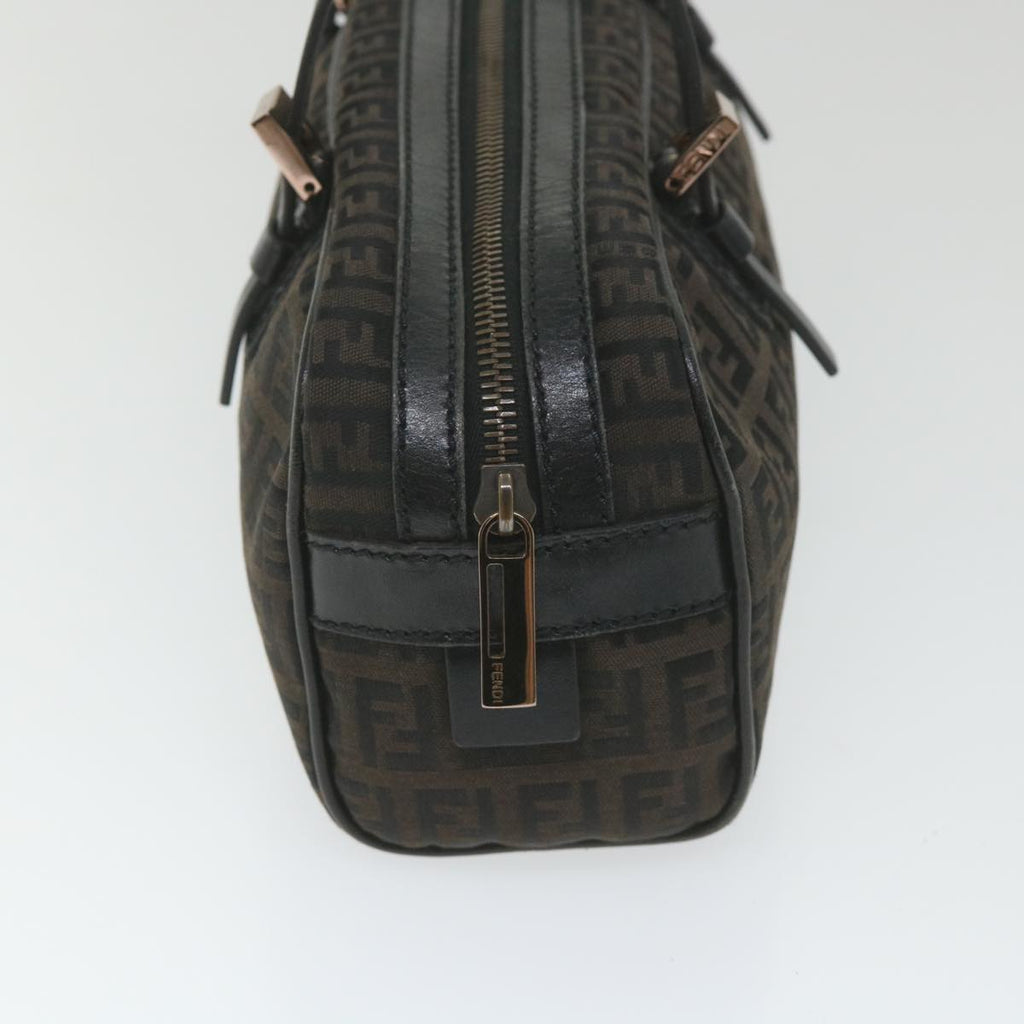 FENDI Zucchino Canvas Hand Bag Blackfm2914