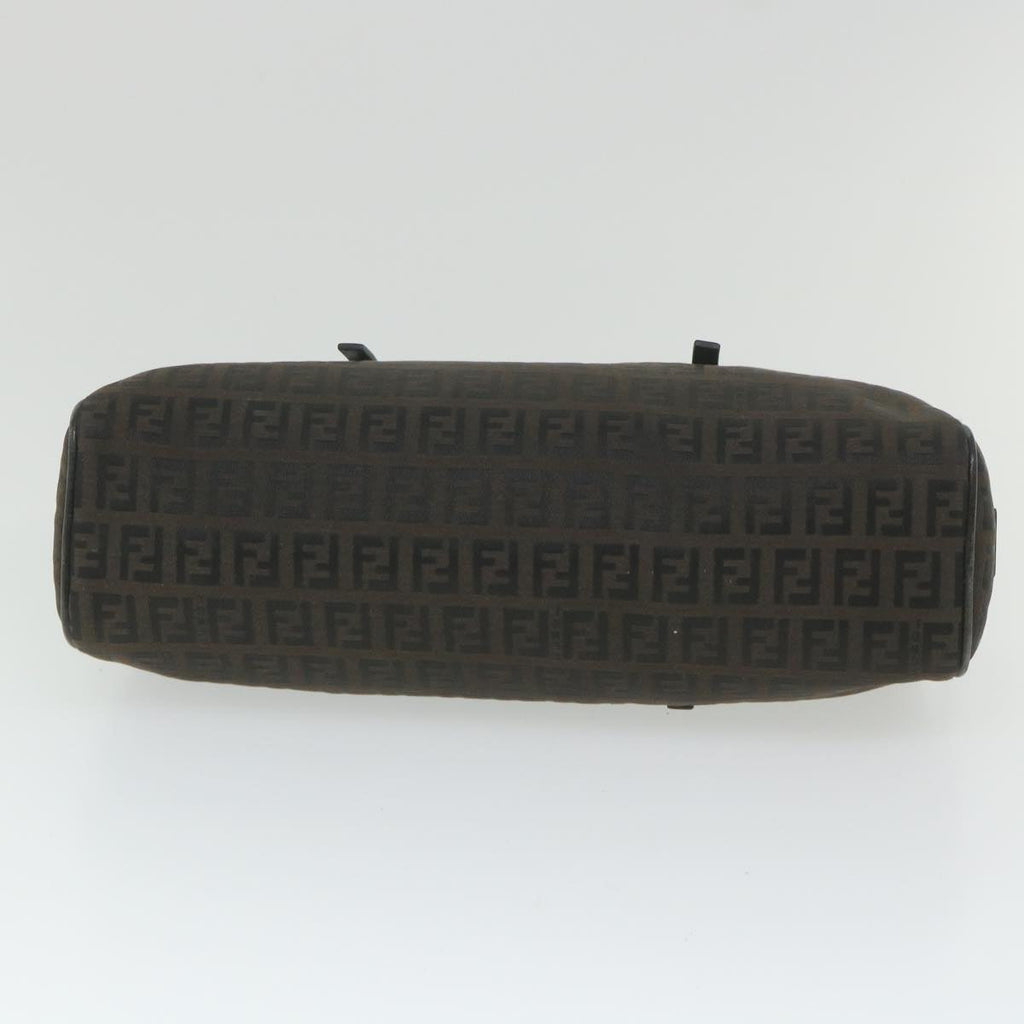 FENDI Zucchino Canvas Hand Bag Blackfm2914