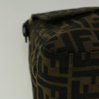 FENDI Zucca Canvas Mamma Baguette Shoulder Bag Brownfm2915