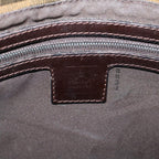 FENDI Zucca Canvas Mamma Baguette Shoulder Bag Brownfm2915