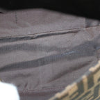 FENDI Zucca Canvas Mamma Baguette Shoulder Bag Brownfm2915