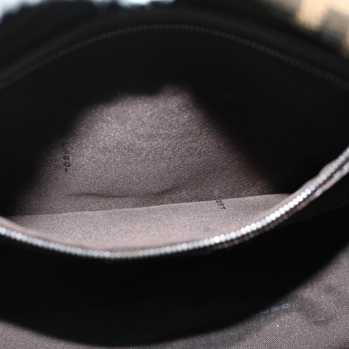 FENDI Zucca Canvas Mamma Baguette Shoulder Bag Brownfm2915