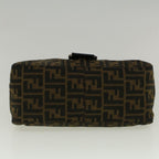 FENDI Zucca Canvas Mamma Baguette Shoulder Bag Brownfm2915