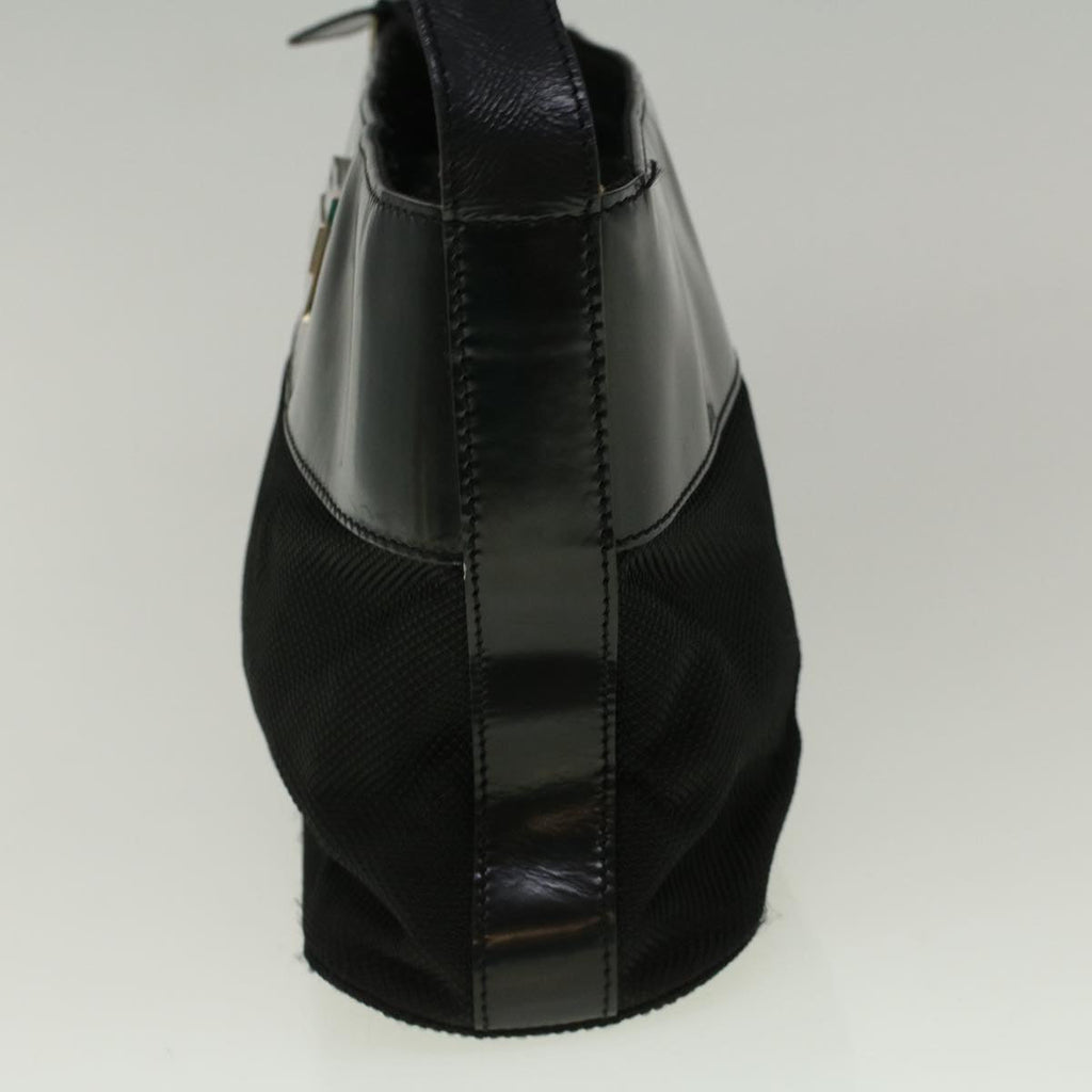 CELINE Shoulder Bag Canvas Black  fm2930
