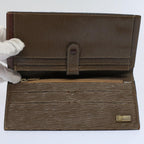 FENDI Zucchino Pequin Canvas Wallet Nylon 9Set Beige Blackfm2985