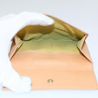 FENDI Zucchino Pequin Canvas Wallet Nylon 9Set Beige Blackfm2985