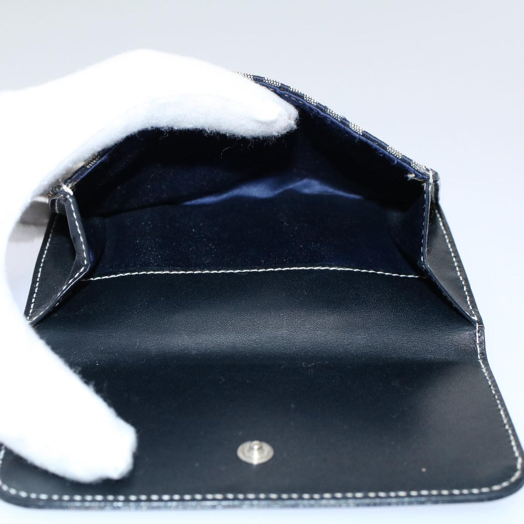 FENDI Zucchino Pequin Canvas Wallet Nylon 9Set Beige Blackfm2985