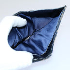 FENDI Zucchino Pequin Canvas Wallet Nylon 9Set Beige Blackfm2985