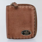 FENDI Zucchino Pequin Canvas Wallet Nylon 9Set Beige Blackfm2985
