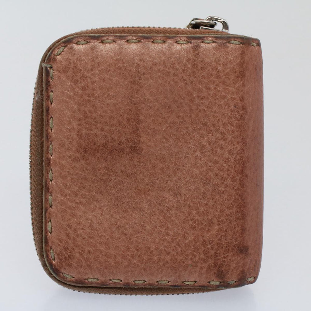 FENDI Zucchino Pequin Canvas Wallet Nylon 9Set Beige Blackfm2985