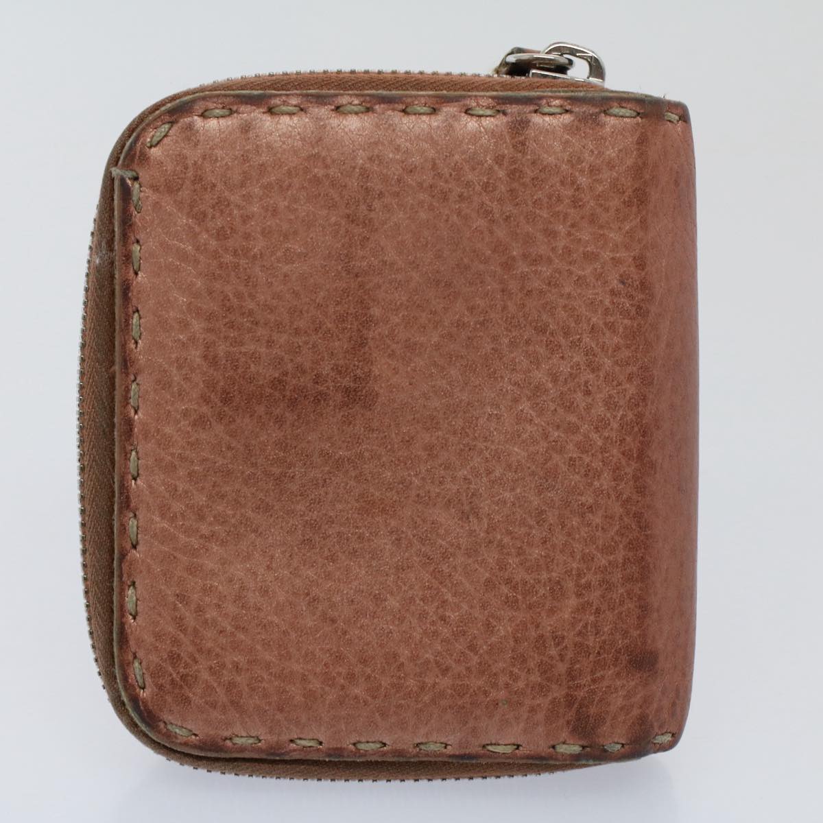 FENDI Zucchino Pequin Canvas Wallet Nylon 9Set Beige Blackfm2985