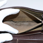 FENDI Zucchino Pequin Canvas Wallet Nylon 9Set Beige Blackfm2985
