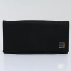 FENDI Zucchino Pequin Canvas Wallet Nylon 9Set Beige Blackfm2985