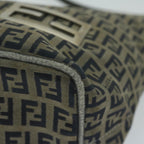 FENDI Zucchino Canvas Shoulder Bag Navyfm3014