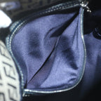 FENDI Zucchino Canvas Shoulder Bag Navyfm3014