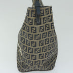 FENDI Zucchino Canvas Shoulder Bag Navyfm3014