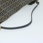 FENDI Zucchino Canvas Shoulder Bag Navyfm3014