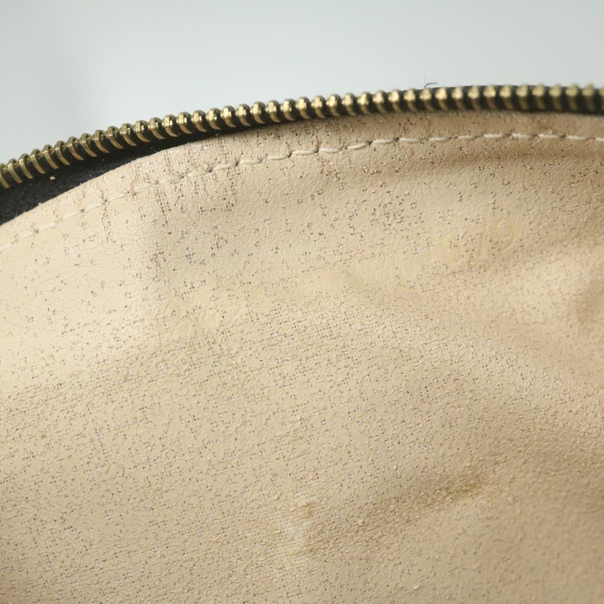 FENDI Zucca Canvas Hand Bag Black Brownfm3015