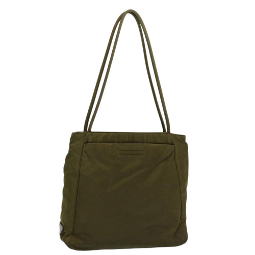 PRADA Shoulder Bag Nylon Khaki  fm3020