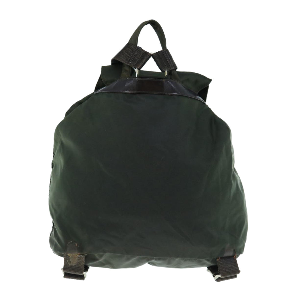 PRADA Backpack Nylon Khaki  fm3034