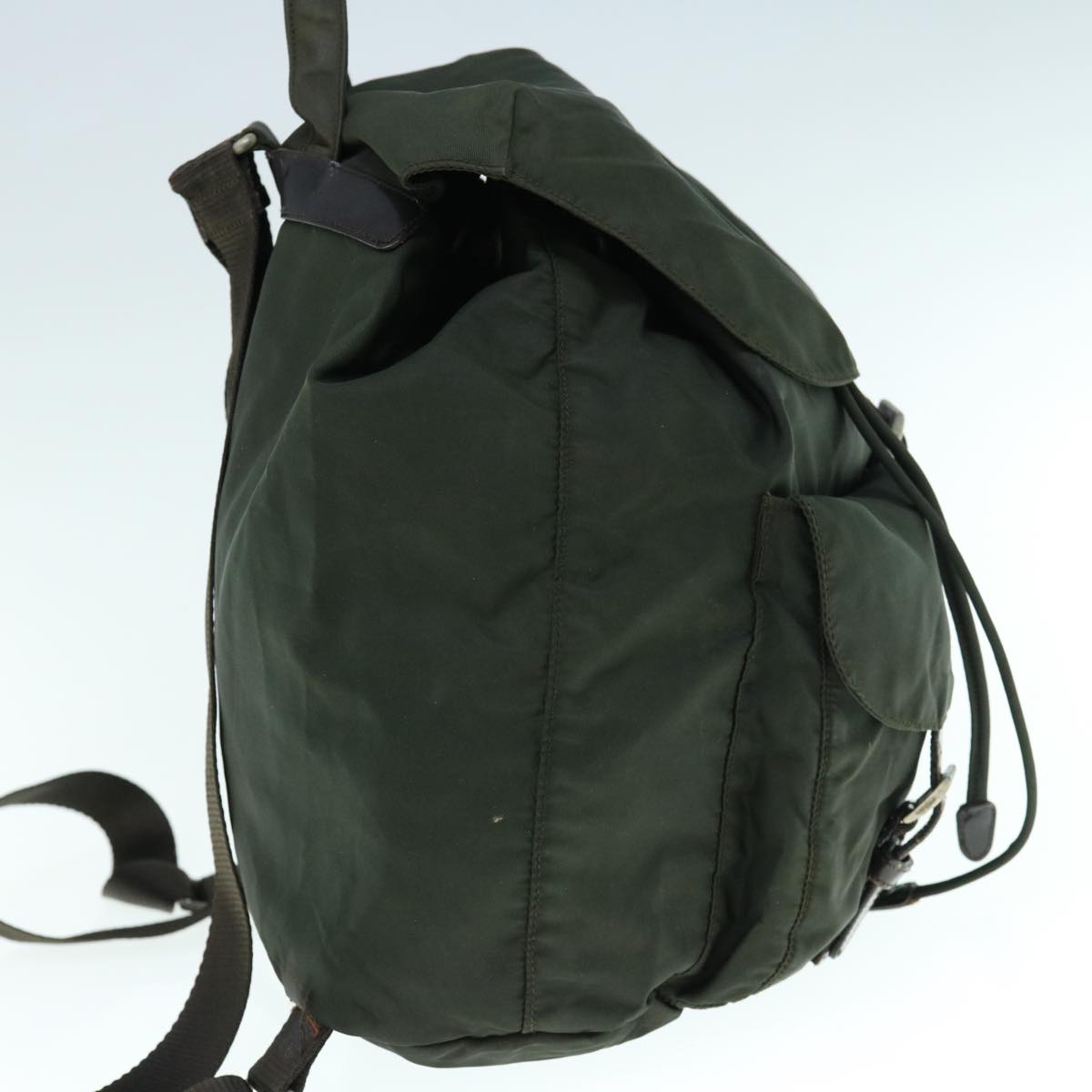 PRADA Backpack Nylon Khaki  fm3034