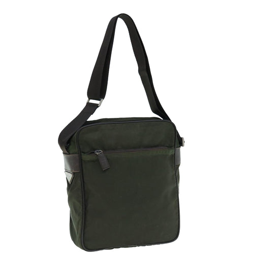 PRADA Shoulder Bag Nylon Khaki  fm3099