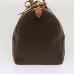 CELINE Macadam Canvas Boston Bag PVC Brown  fm3128